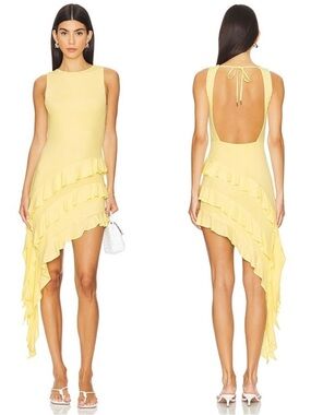 AFRM x Revolve Alora Dress in Buttercup
